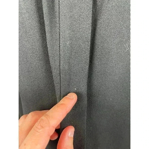 Zero + Maria Cornejo Black Womens 14 Blouse High Neck Ruffle Short Sleeve Button - Picture 4 of 13